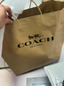 蔻馳（COACH）【官方授權(quán)店】奢侈品女包ZIP30系列托特包單肩手提包送女友禮物 4455IME74卡其棕色配色 曬單實(shí)拍圖