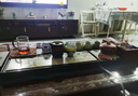 萬毓 茶盤國畫石烏金石高端茶臺整塊天然原石茶海輕奢簡約家用辦公 70*30*3（cm）單茶盤 曬單實拍圖