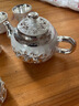 百福999銀茶具中式套裝1壺4杯歐式茶杯復古風(fēng)泡茶壺茶杯送禮品 牡丹六件套 今日一折搶最后30件 曬單實(shí)拍圖