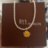 周大福 爆閃玫瑰花園足金黃金吊墜(工費(fèi)380)約3.05g EOF1235 曬單實(shí)拍圖