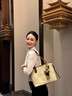 GUIMISIYU女包包大容量托特包斜挎單肩包立體文雅通勤包 生日禮物送女友 S125 曬單實拍圖