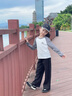 巴拉巴拉balaone童裝兒童褲子女童長(cháng)褲2025秋新款直筒褲休閑褲甜美時(shí)尚潮 黑色90001 130 曬單實(shí)拍圖