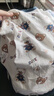 G.DUCKKIDS嬰兒連體衣夏季純棉新生男女衣服薄款短袖夏裝包屁衣寶寶三角哈衣 小熊 66cm 曬單實(shí)拍圖
