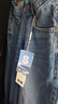 森馬（Semir）森柔牛仔|牛仔褲女港風(fēng)舒適闊腿褲顯瘦秋季女生長(cháng)褲103524124001A 曬單實(shí)拍圖