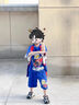 G.DUCKKIDS童裝奧特曼衣服男童夏裝套裝新款六一兒童節(jié)服裝卡通帶披風表演服 2431款藍色+披風 110 建議100-110cm4-5歲 曬單實拍圖