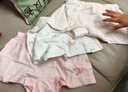 好孩子（gb）兒童內(nèi)褲女 母嬰A類女孩純棉內(nèi)褲 5A抗菌平角內(nèi)褲女-3條裝粉紅 曬單實拍圖