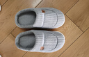 利達妮男士棉拖鞋防滑厚底居家室內保暖秋冬季二棉鞋情侶半包棉鞋男款 曬單實(shí)拍圖