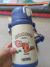 膳魔師（THERMOS）兒童吸管保溫杯小恐龍帶杯繩316L不銹鋼學(xué)生杯抑菌幼兒園上學(xué)TCKB 曬單實拍圖