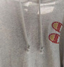 Champion【兔兔系列】 冠軍年新春款衛(wèi)衣膠印草寫LOGO連帽衛(wèi)衣男女 淺灰色 M 曬單實拍圖