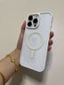 韻寧【全包ai拍照觸控鍵】磁吸適用于蘋果16promax手機殼新款高透iPhone16pro磨砂邊框16硬殼軟邊防摔 【白色】無線磁吸*全包AI拍照觸控鍵 iPhone16 曬單實拍圖