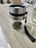 WCZ德國高硼硅茶水分離玻璃杯雙層加厚便攜男士泡茶杯耐摔夏季 大號鋼本色600ml【雙層隔熱 茶水分離】 曬單實拍圖