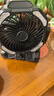 仩尢充電電風扇戶外風扇露營充電式風扇超長續(xù)航垂釣便攜桌面家用宿舍床上用車載風扇LED應(yīng)急照明德國 【頂配遙控調(diào)節(jié)搖頭款20000HA】黑色 【充電風扇超長續(xù)航，全新升級智能芯】 曬單實拍圖
