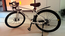 Jeep吉普公路自行車碟剎變速自行車男女學生公路車競技代步車-RS730 RS730-公路把-皎月白-鋁合金 M碼（適合身高165-185CM） 21速-初學者騎行(入門款) 曬單實拍圖