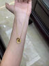 QMXD金色項鏈女生碎碎冰環(huán)環(huán)相扣2025新款鎖骨鏈仿沙金久不掉色禮物 金色碎碎冰項鏈 曬單實(shí)拍圖