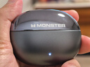 魔聲（MONSTER）AC226藍(lán)牙耳機(jī)耳夾式藍(lán)牙6.0開(kāi)放式耳機(jī)跑步運(yùn)動(dòng)耳機(jī)通話降噪夾耳適用華為小米蘋(píng)果 幽霧黑 曬單實(shí)拍圖