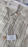 燕潯條紋襯衫女設計感小眾寬松顯瘦長(cháng)袖上衣2025春新款百搭襯衣女裝 米咖色 2XL 曬單實(shí)拍圖