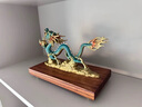 春錦秋鯉龍銅擺件客廳辦公室家居玄關(guān)裝飾品喬遷新居禮品搬家禮物 10寸龍行天下30*6*14.5cm 曬單實(shí)拍圖