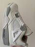 CLENIKEED莆田純?cè)?Air 喬4 AJ4 籃球鞋午夜藍(lán)電母小白水泥運(yùn)動(dòng)鞋高幫板鞋 aj4奧利奧 44 曬單實(shí)拍圖
