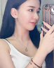 CHOMEL KINSEY999純銀月亮吊墜項鏈女2025年新款雙月相伴鎖骨鏈銀飾七夕禮物 999純銀月亮項鏈-銀色 曬單實(shí)拍圖