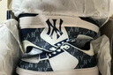 美職棒（MLB）官方情侶款板鞋男 增高學(xué)長鞋老花休閑鞋運(yùn)動鞋女鞋子 3ASXCDN3N 紐約洋基隊(duì)/深海軍藍(lán)色 42.5 270 曬單實(shí)拍圖