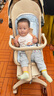 ANGI BABY嬰兒推車可坐可躺嬰兒車雙向推行兒童車帶減震輕便高景觀遛娃神器 香檳金【六重避震+電鍍輪轂】 鋁合金溜娃神車可折疊手推車 曬單實(shí)拍圖