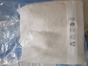 初申 厚款針織開(kāi)衫女時(shí)尚百搭圓領(lǐng)絞花口袋毛衣外套上衣S143Z1020 米白 M/均碼 曬單實(shí)拍圖