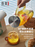 雅集大容量家用錘紋加厚耐熱玻璃冷水壺?zé)畨貨霭组_水壺扎壺水瓶 曬單實(shí)拍圖