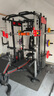 美力德史密斯機龍門(mén)架綜合訓練器健身器材家用多功能一體機深蹲臥推飛鳥(niǎo) 裸機+自由奧桿+商用凳+100KG鈴片 曬單實(shí)拍圖