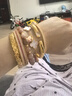 海上羅孚黃金鏡面馬蹄鐲子女士新款簡(jiǎn)約足金999光面素圈泥鰍背手鐲送女友 點(diǎn)鉆泥鰍背手鐲默認58#/金重約8.5g 曬單實(shí)拍圖
