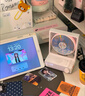 JBLV柏林之聲高端CD機播放器藍牙發(fā)燒級音響一體機專輯光碟音樂碟唱片生日禮物便攜音響一體播放器 優(yōu)雅白 【順豐包郵/兩年質?！?曬單實拍圖