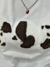 DAZZLE 地素短袖T恤2025年夏季新款淺卡其色刺繡T恤 白色 M 曬單實(shí)拍圖