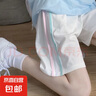 休閑運動(dòng)褲女生女童2025新款夏季薄款寬松顯瘦百搭闊腿五分短褲子 RWC-DK34【白色】高品質(zhì) 150CM 曬單實(shí)拍圖