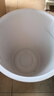 法歐諾牛筋大水桶塑料桶加厚大容量家用帶蓋圓桶儲(chǔ)水桶釀酒發(fā)酵桶叉車桶 100L白色帶蓋 曬單實(shí)拍圖