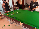 臺球桌標(biāo)準(zhǔn)型家用中式黑八大理石高端鋼庫商用青石板桌球臺包安裝 9尺 高配-0.7鋼庫/集球器/包安裝 喬腿【銀色】 曬單實(shí)拍圖