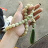 UOSU天然菩提手串佛珠菩提子文玩手鏈手串手持繞指柔雙圈手鏈盤(pán)玩念珠 春江釀月手持12mm 曬單實(shí)拍圖