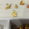 周生生黃金吊墜 文化小品 足金福字牌掛墜 93780P計價(jià) 2.8克 曬單實(shí)拍圖