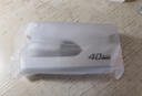 得力（deli）【超級爆款】40頁(yè)平釘省力訂書(shū)機/訂書(shū)器 防卡釘彈出式釘道 適配24/6釘 白色0370S 曬單實(shí)拍圖