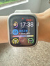 Apple/蘋果 Watch SE 智能手表GPS+蜂窩款44毫米星光色鋁金屬表殼星光色運(yùn)動型表帶S/M MXJ13CH/B 曬單實拍圖