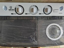 YANGZI中國揚(yáng)子集團(tuán)洗衣機(jī) 半自動大容量30KG家用雙桶雙缸洗衣機(jī)脫水雙筒 18公斤加厚【洗12KG+ 脫6KG】｜藍(lán)光洗護(hù) 曬單實拍圖