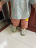 泰蘭尼斯童鞋夏季新款男寶寶學(xué)步鞋女童速干透氣機(jī)能鞋寶寶鞋子防滑涉水鞋 白/綠 21 內(nèi)長(zhǎng)14.0適合腳長(zhǎng)13.3~13.7 曬單實(shí)拍圖