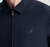 諾帝卡（NAUTICA）【單件直降】春夏新款防輕濺水翻領(lǐng)經(jīng)典商務(wù)休閑挺括薄外套夾克男 藏青4NV XL 曬單實拍圖