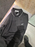 杰克·瓊斯（JACK&JONES）夏季翻領時尚潮流領口條紋拼色刺繡圖案款POLO衫男裝225206027 E40黑色 常規(guī) XL 曬單實拍圖