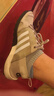 阿迪達(dá)斯 （adidas）溯溪鞋男鞋 秋季新款運(yùn)動(dòng)鞋戶外一腳穿徒步鞋輕便休閑鞋涉水鞋 ID8648/杏灰色/白色 清風(fēng)面料/可涉水 41 曬單實(shí)拍圖