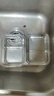 Glasslock保鮮盒耐熱高硼硅玻璃飯盒上班族帶飯分隔便當盒密封餐盒 2件套 曬單實(shí)拍圖