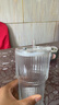高顏值豎條紋水杯玻璃杯帶蓋帶吸管茶杯家用 豎紋竹節(jié)杯 600ml 1只 曬單實(shí)拍圖