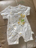 【夏季嬰兒爬服】嬰兒兒連體衣夏季0-1-2歲薄款寶寶短袖純棉 灰圓點(diǎn)兔平角連體 66cm (2-4個(gè)月/12斤以內(nèi)) 曬單實(shí)拍圖