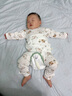 今初（JINCHU）嬰兒衣服分體套裝夏季薄款高腰開(kāi)襠空調服小月齡寶寶睡衣睡覺(jué)衣服 小兔一家【竹纖維天然抑菌】 80 曬單實(shí)拍圖