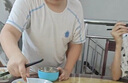 euv兒童睡衣莫代爾夏季薄款男女童短袖家居服套裝新款 中藍(lán)色 170 曬單實(shí)拍圖
