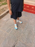 LI-NING KIDS李寧兒童跑步鞋赤兔7PRO25夏季男女大童專業(yè)跑鞋網(wǎng)面青少年運(yùn)動(dòng)鞋 標(biāo)準(zhǔn)白/海豚藍(lán) 38 （內(nèi)長(zhǎng)約24.9cm適合腳長(zhǎng)23.9cm 曬單實(shí)拍圖