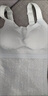 Edick品牌輕奢無(wú)痕連體塑身衣女夏季薄款收腹束腰帶胸墊后脫式冰絲束身 藍色 L(適合體重100-120斤) 曬單實(shí)拍圖